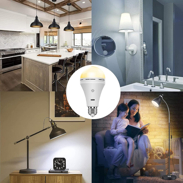 Trådlös uppladdningsbar LED-lampa – Luxaro