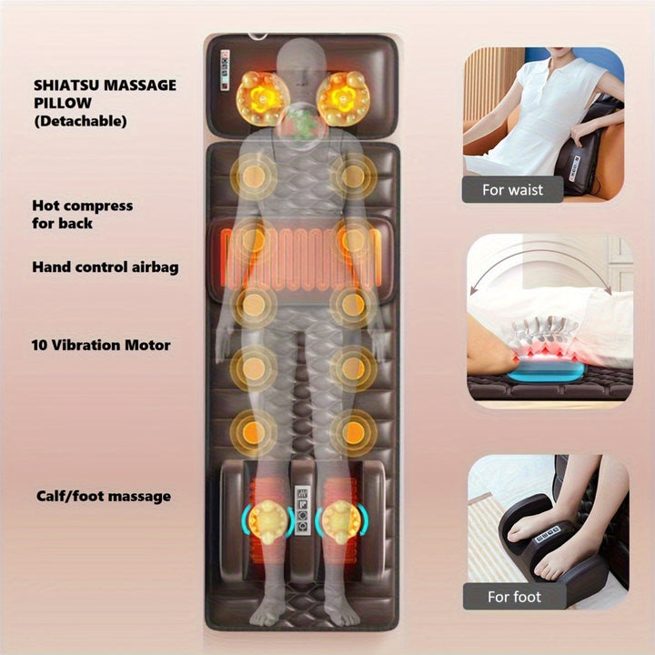 Massagemadrass med helkroppsmassage – komfort och avkoppling i ett