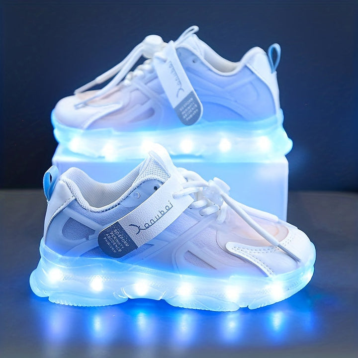 Ljussneakers för barn – färgglada, med LED-belysning för en lekfull look