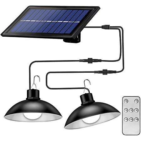 Trådlöst LED-lampset med solenergi och fjärrkontroll – TwinRay