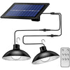Trådlöst LED-lampset med solenergi och fjärrkontroll – TwinRay
