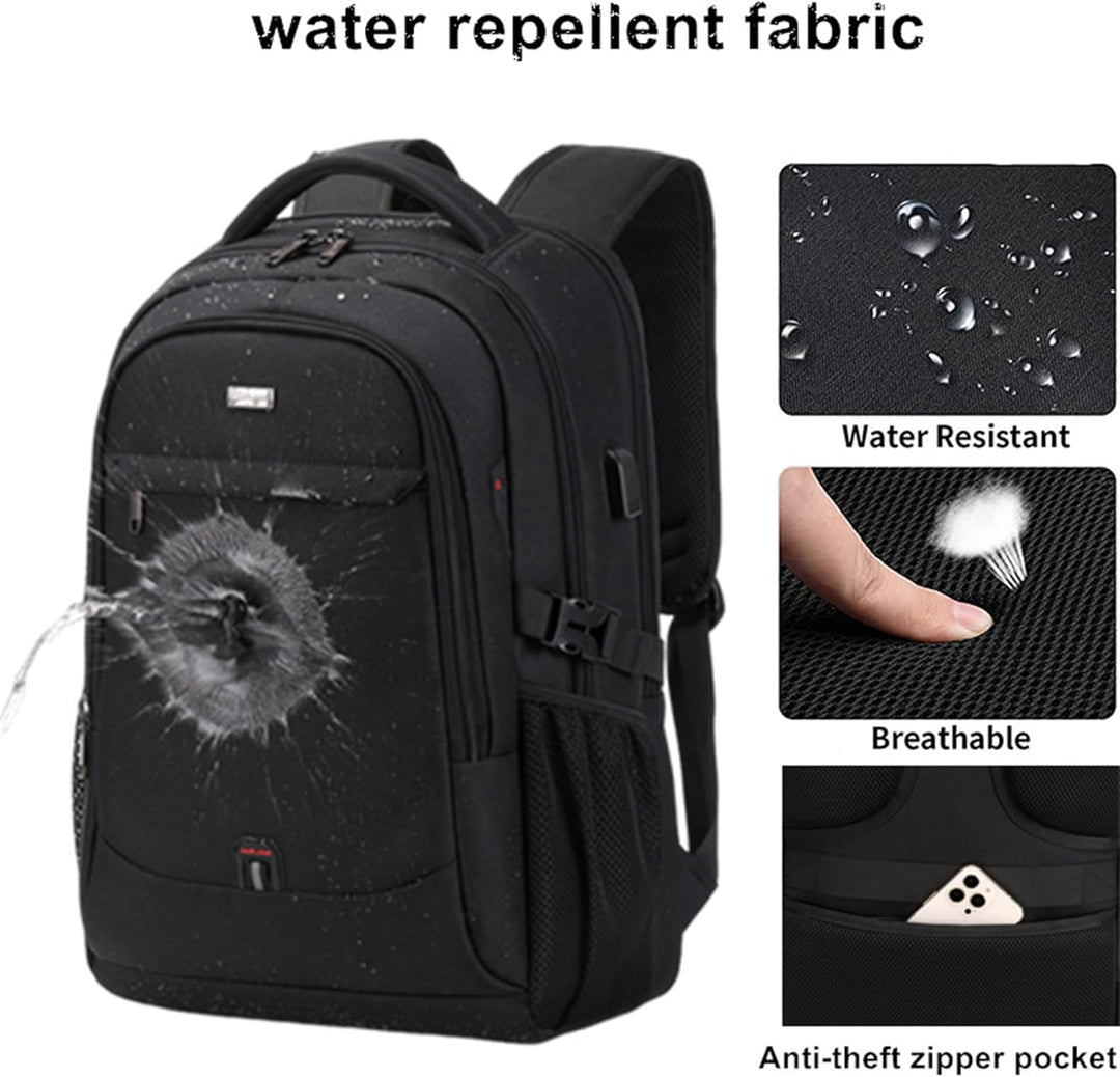 Vattentät ryggsäck för laptop och resor med organiserade fack