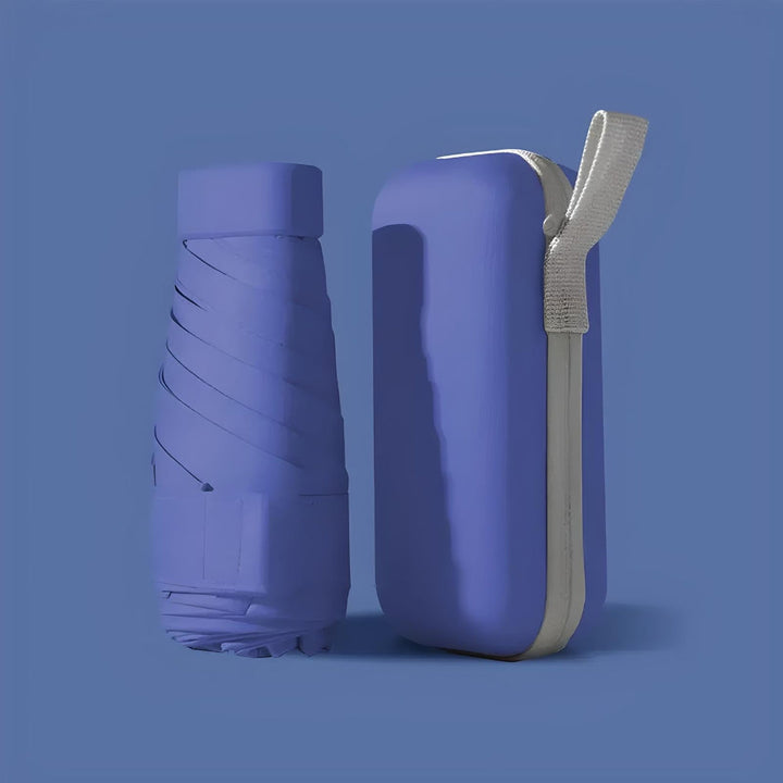 Kompakt rejseparaply og etui