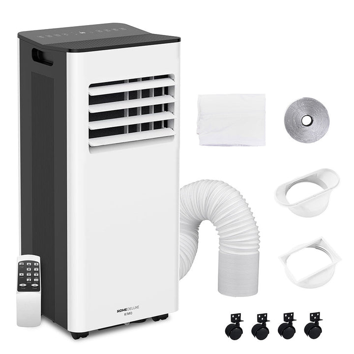 Kimo 9000 Btu Bärbar Luftkonditionering - Vit/Svart