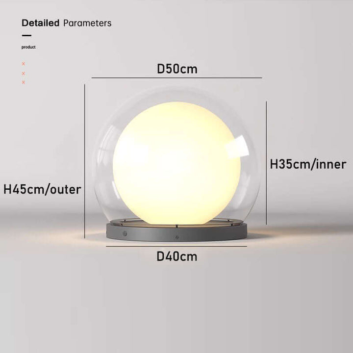 Modern Utomhuslampa - Design i Månform