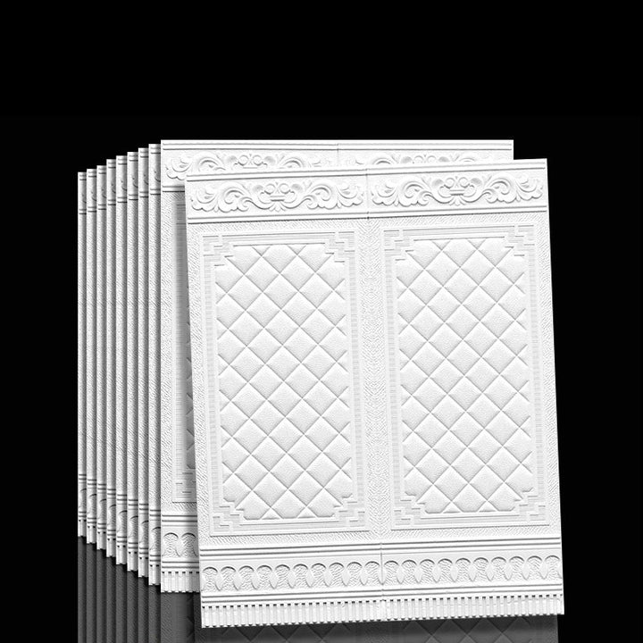 Vattentät 3D-väggbeklädnad i modern design att skala av och klistra på för innerväggar