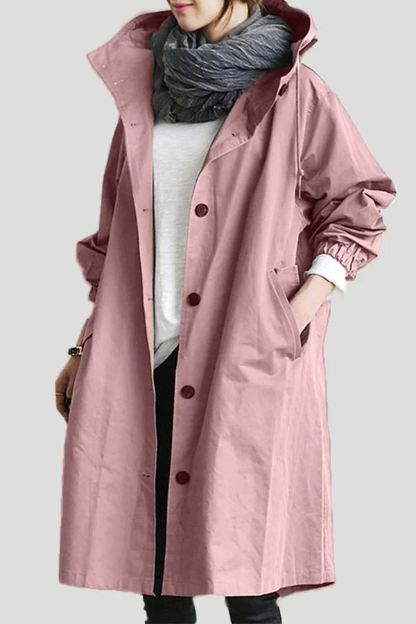 Vandtæt Oversized Trenchcoat til Forår & Sommer