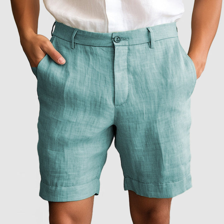 Herrshorts i blødt stof og let sommerstof til hverdagsbrug