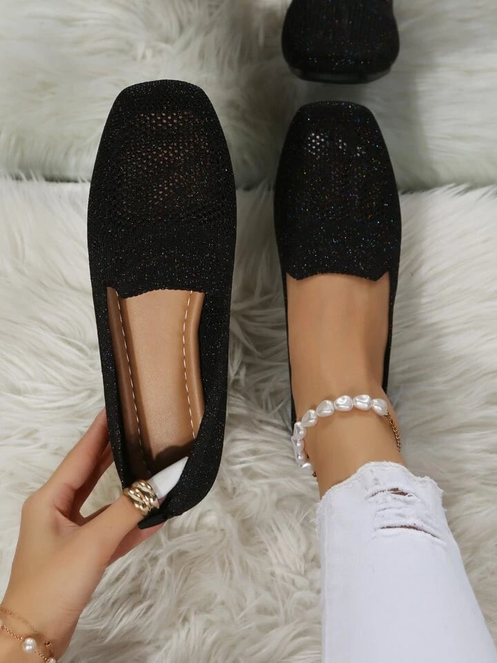 Ortopediska slip-on-sneakers för dam med mjuk innersula och andningsaktiv mesh