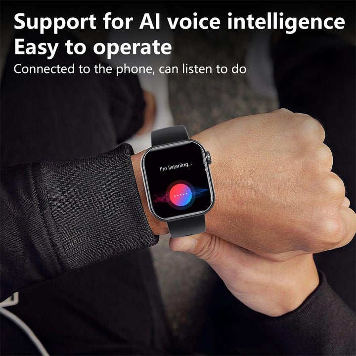 Vattentät smartwatch med blodtrycksmätare, syremättnadsmätare och sömnövervakning