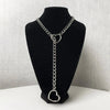 Halsband i hjärtform Gothic-Punk