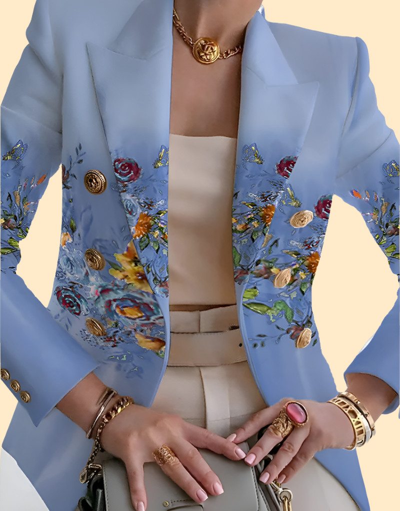 Elegant afslappet blazer til kvinder