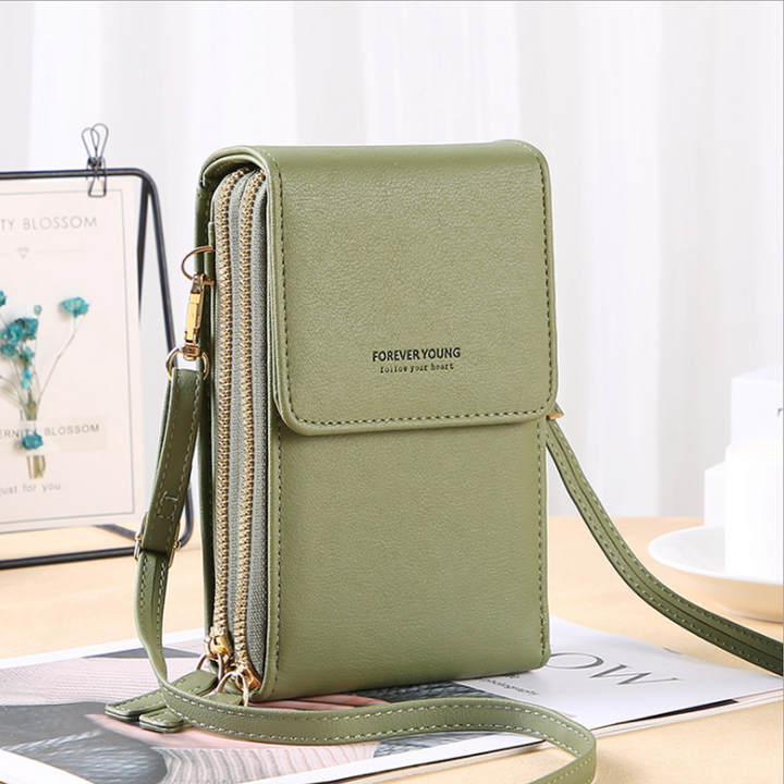 Väska för Touchscreen-telefon med Plånboksfunktion – Kompakt Crossbody för Vardagsbruk