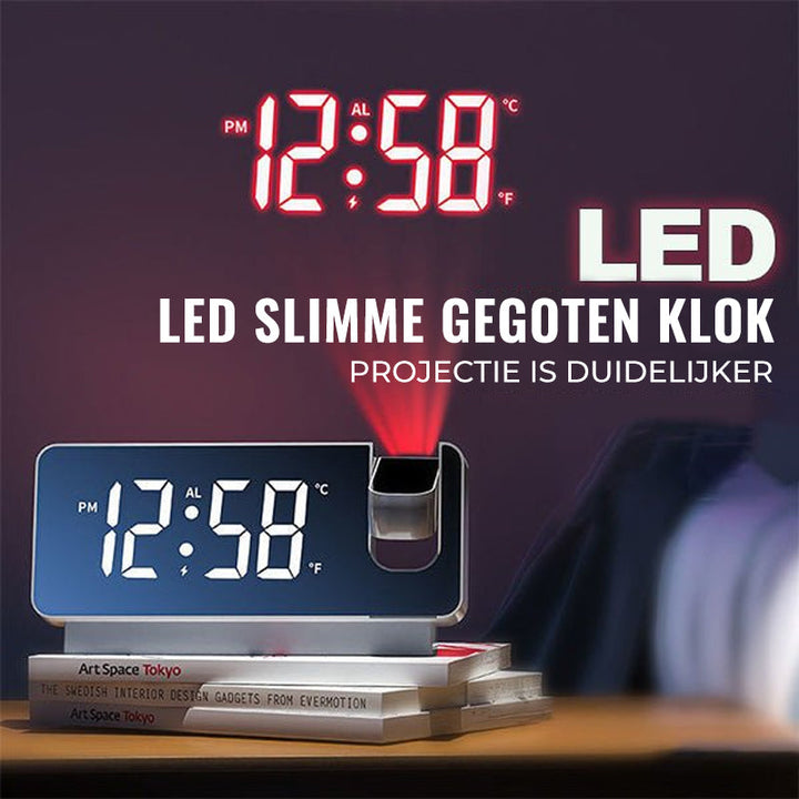 Modern larmklocksprojektor | Multifunktionell väckarklocka med projektion