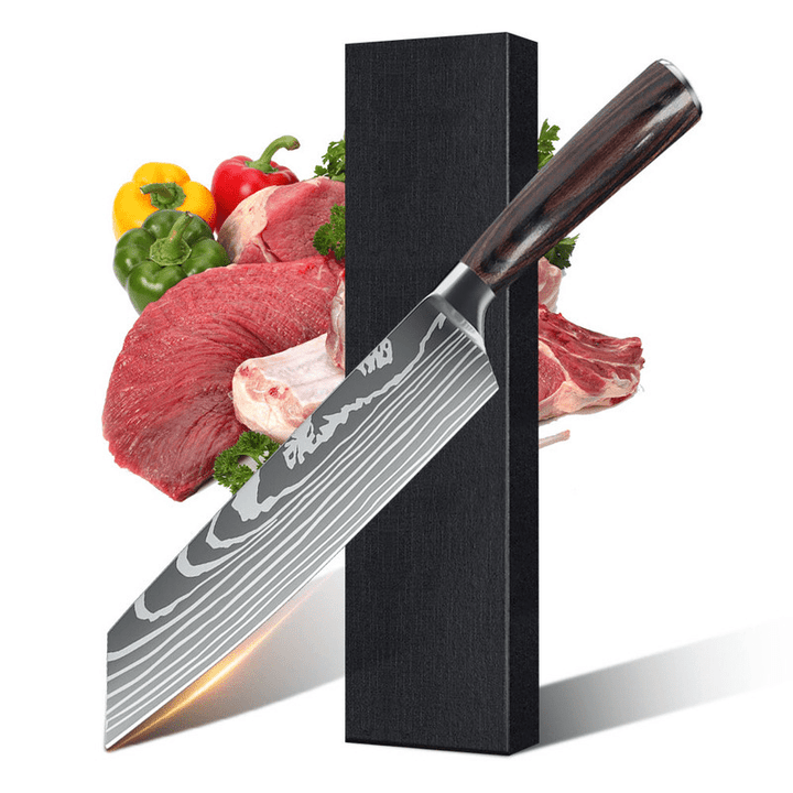 Set med kockknivar i professionell kvalitet och elegant design