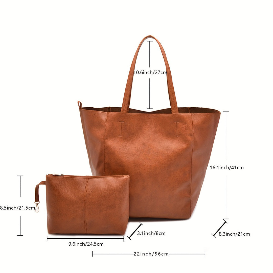 Elegance mjuk shoppingväska – praktisk och trendig
