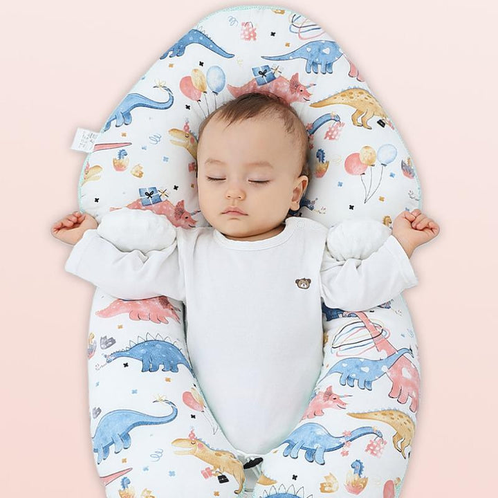 Ergonomisk bomullskudde för spädbarn för trygg och skön sömn