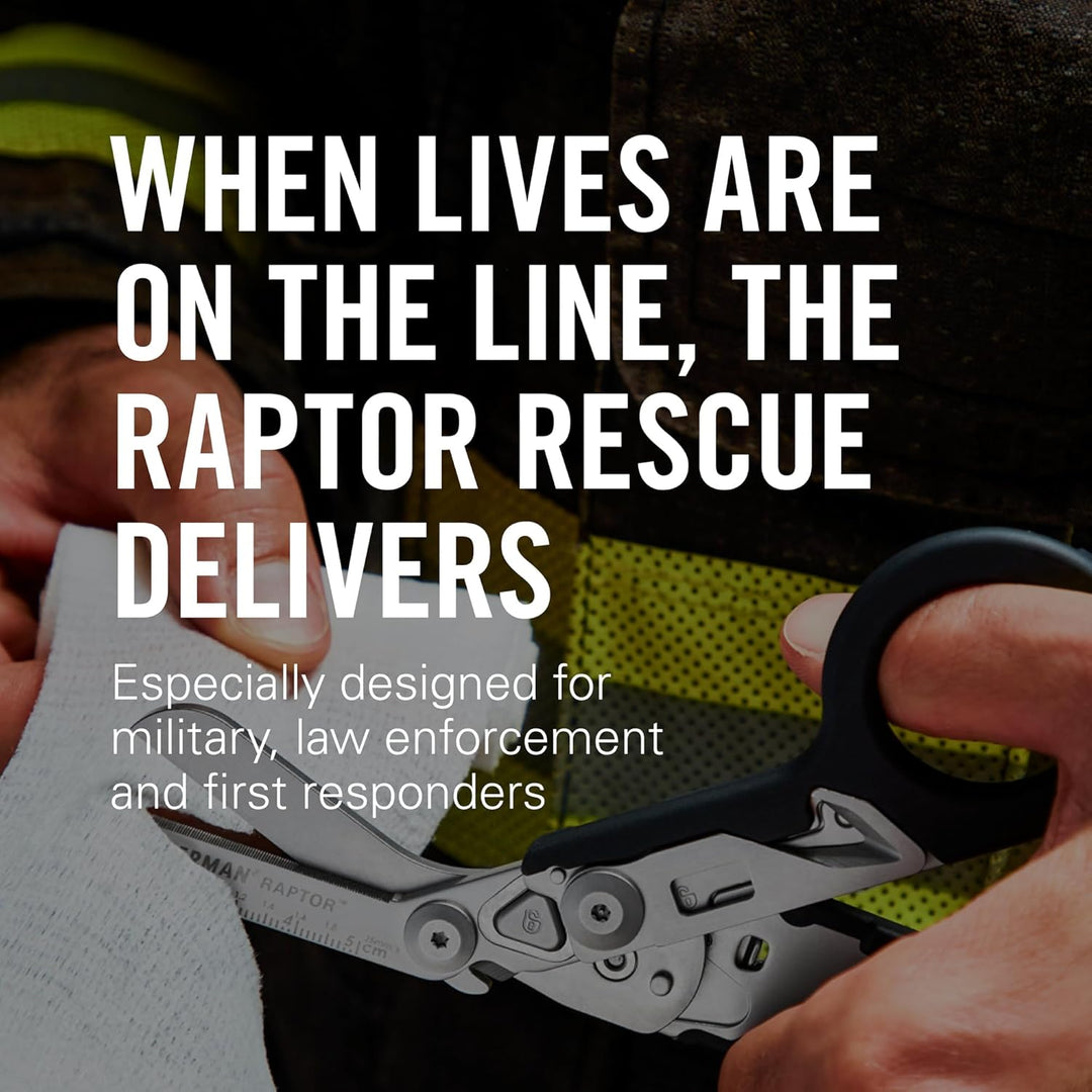Raptor Rescue 6-i-1 multiverktyg för nödsituationer