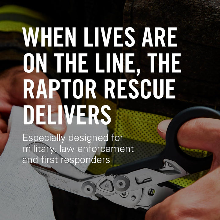 Raptor Rescue 6-i-1 multiverktyg för nödsituationer