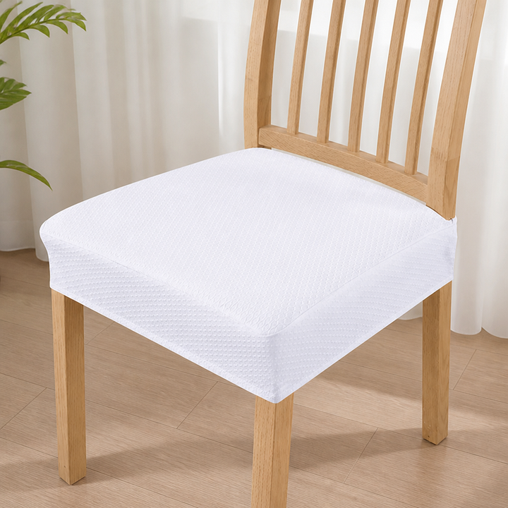 Vattentäta elastiska vävda stolsöverdrag, halkfri jacquard av polyester