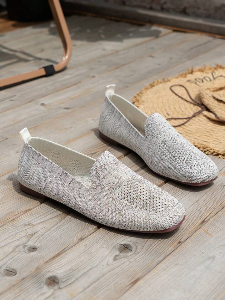 Ortopediska slip-on-sneakers för dam med mjuk innersula och andningsaktiv mesh