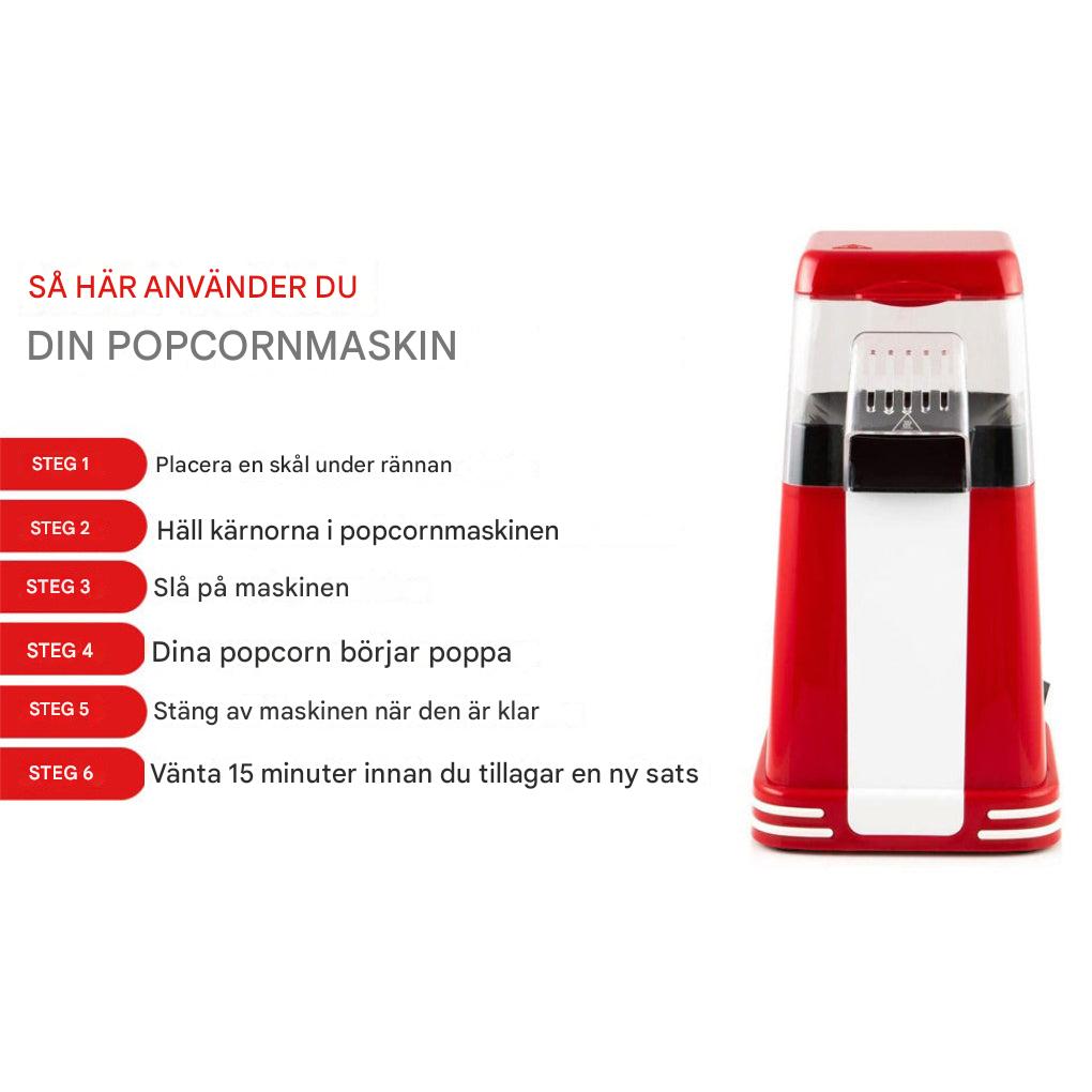 1200W sähköinen popcorn-kone