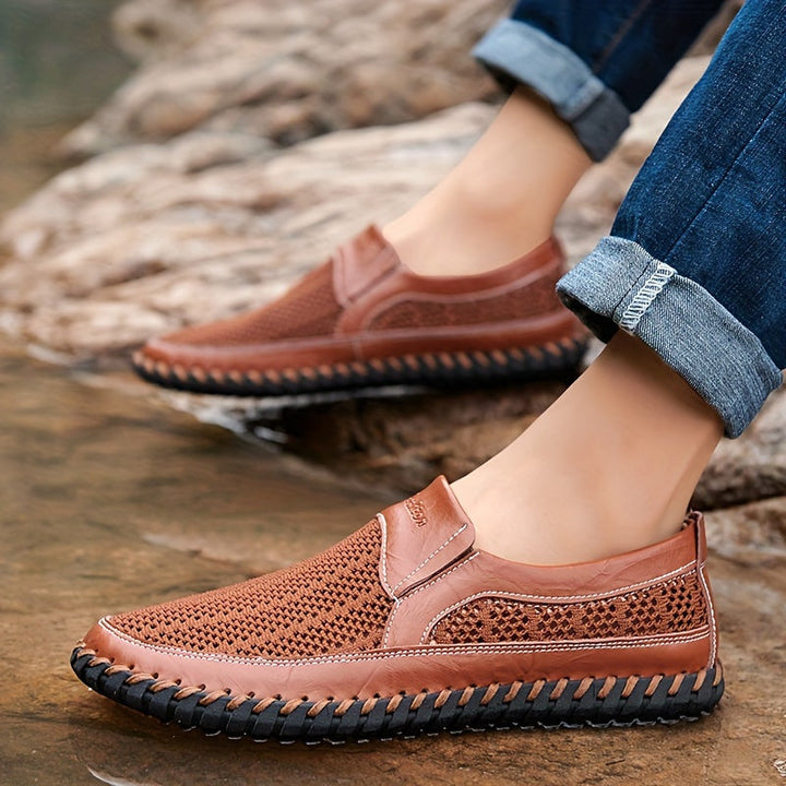 Lätta sandaler för herr – Andningsbara, Bekväma och Halkfria