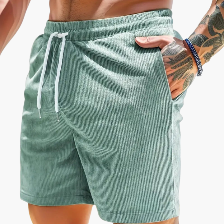 Herrcordshorts i casual sommarsnitt