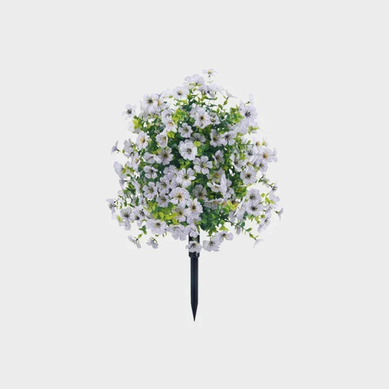 Lättskötta konstgjorda trädgårdsblommor