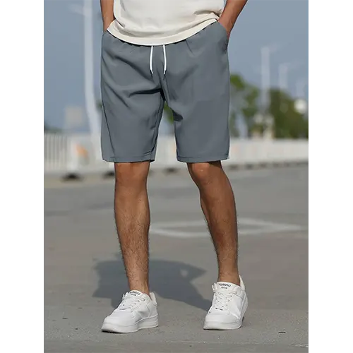 Sommershorts til herrer med høj talje og åndbarhed