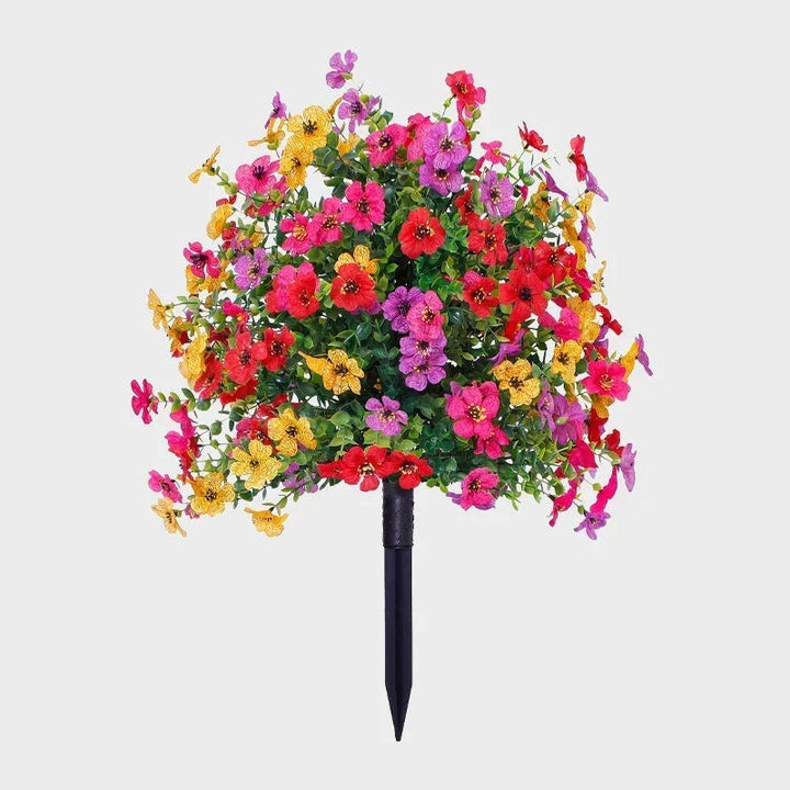 Lättskötta konstgjorda trädgårdsblommor