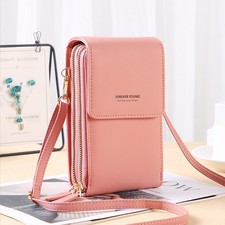 Väska för Touchscreen-telefon med Plånboksfunktion – Kompakt Crossbody för Vardagsbruk