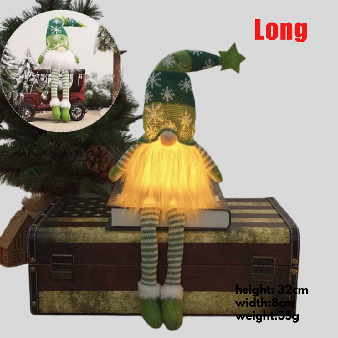 LED ansigtsløse dukke-gnompynt