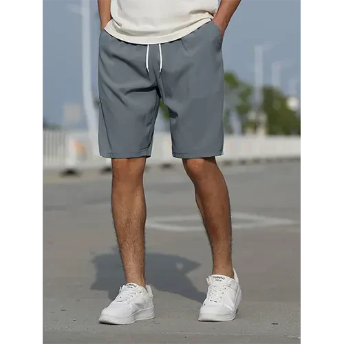 Sommarshorts med hög midja för män