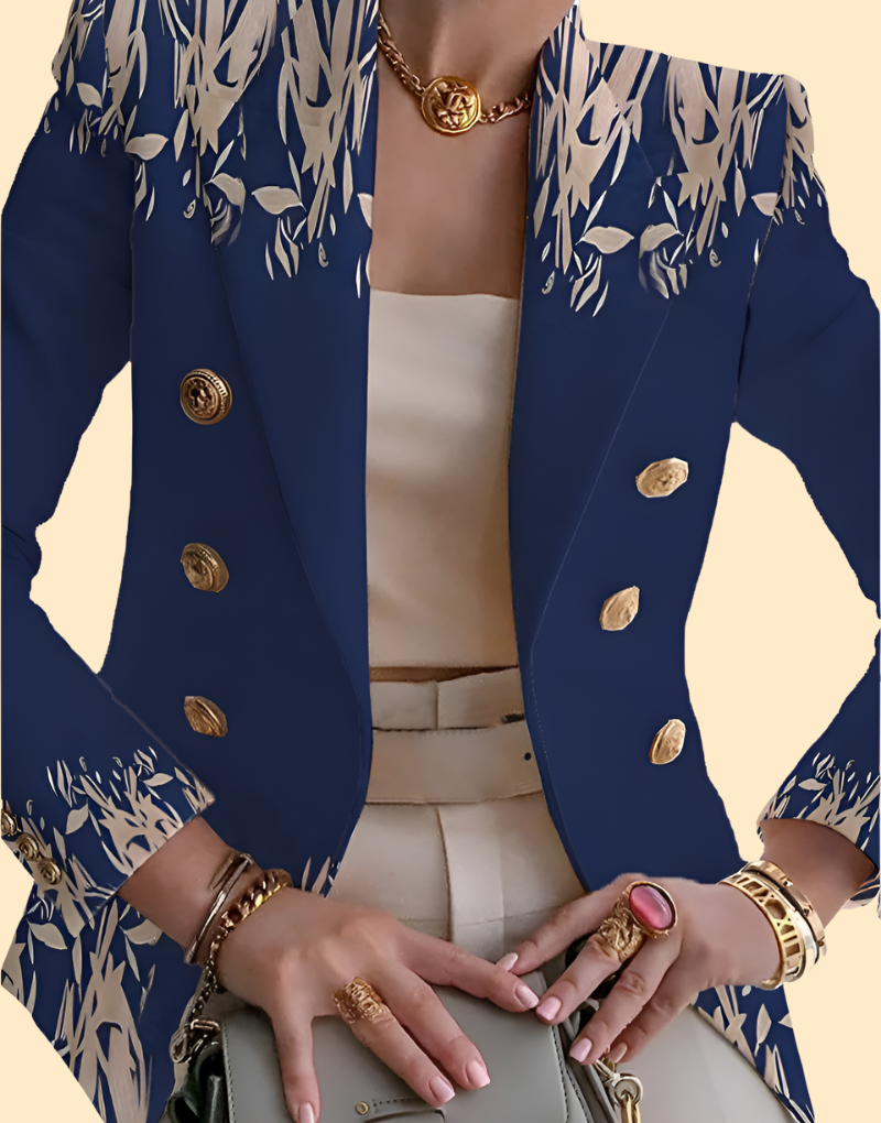 Elegant afslappet blazer til kvinder