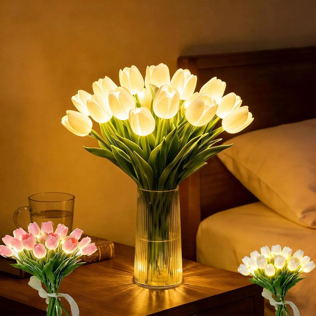 Mysig LED-blomlampa för varmt, stämningsfullt ljus