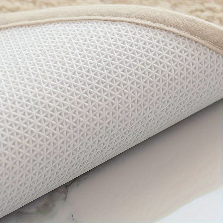Set med badrumsmattor i mikrofiber, 3 delar – snabbtorkande och absorberande