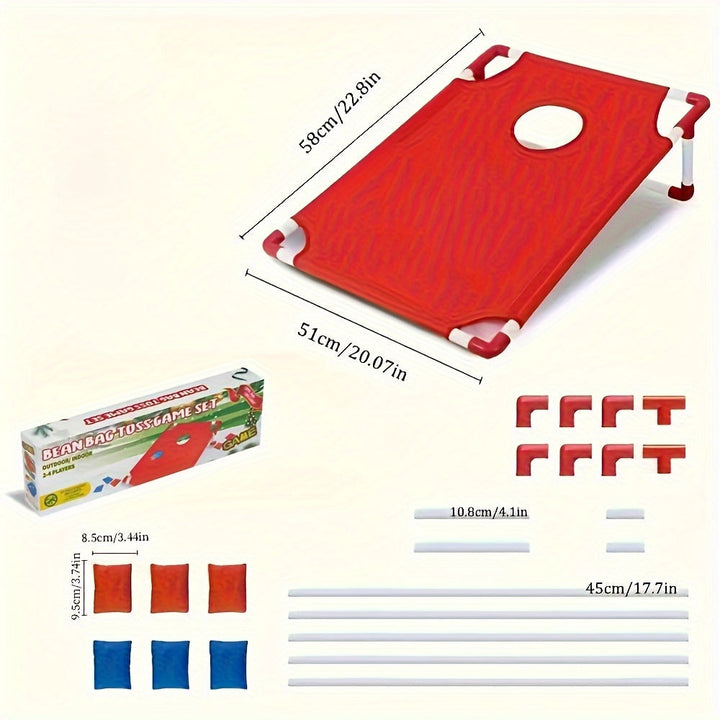 Bärbart cornhole-spel – perfekt för familjeroligheter utomhus