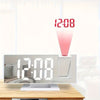 Digital projektionsväckarklocka med stor LED-display och multifunktionell alarmfunktion