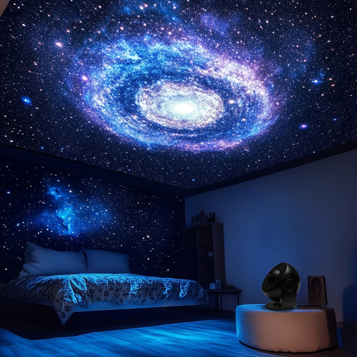 Galaxy stjärnprojektor – imponerande LED-rymdprojicering med timerfunktion