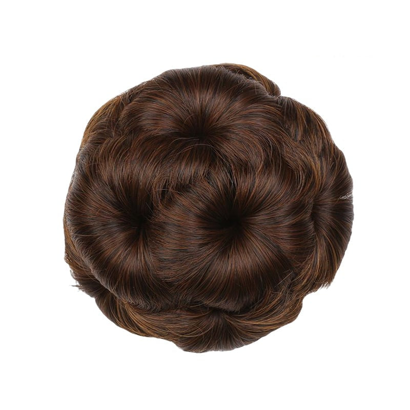 Blomformad hårklämma med extensions – Fiora