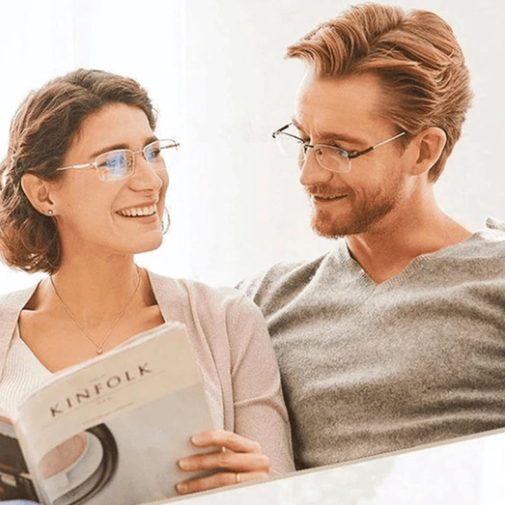 Avancerade multifokala läsglasögon med blåljusfilter - SapphireView