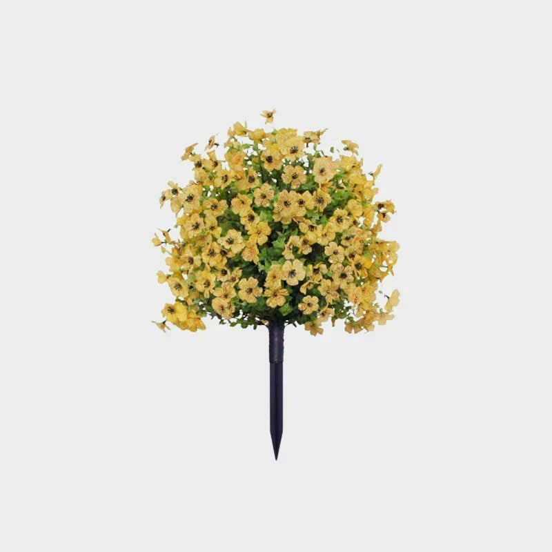 Lättskötta konstgjorda trädgårdsblommor