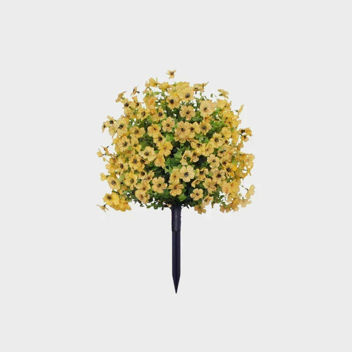 Lättskötta konstgjorda trädgårdsblommor