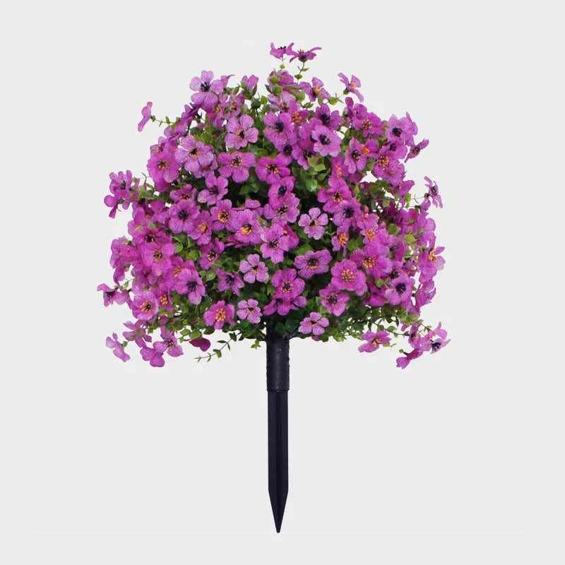 Lättskötta konstgjorda trädgårdsblommor