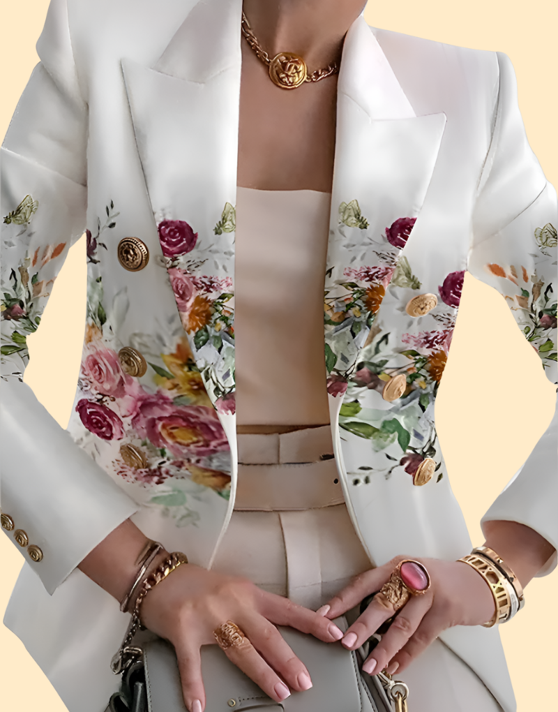 Elegant afslappet blazer til kvinder