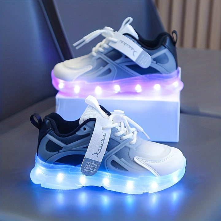 Ljussneakers för barn – färgglada, med LED-belysning för en lekfull look
