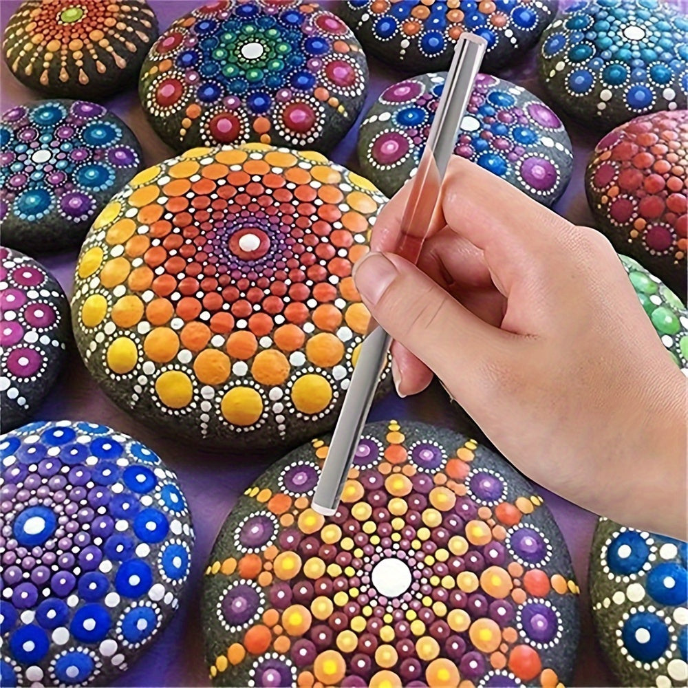 Mandala-verktygsset – För kreativ målning och stenkonst