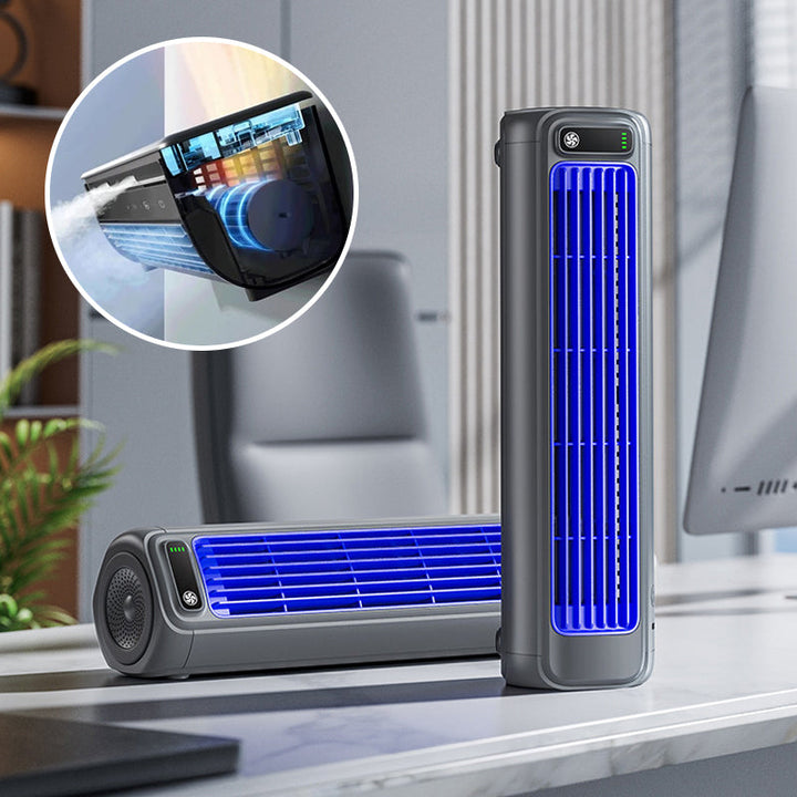 AirWave Bärbar Uppladdningsbar Luftkonditionering med 12 Timmars Batteritid
