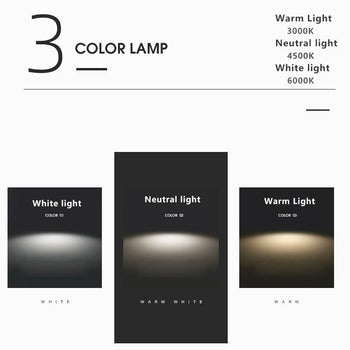 Rund LED-taklampa | Minimalistisk nordisk design